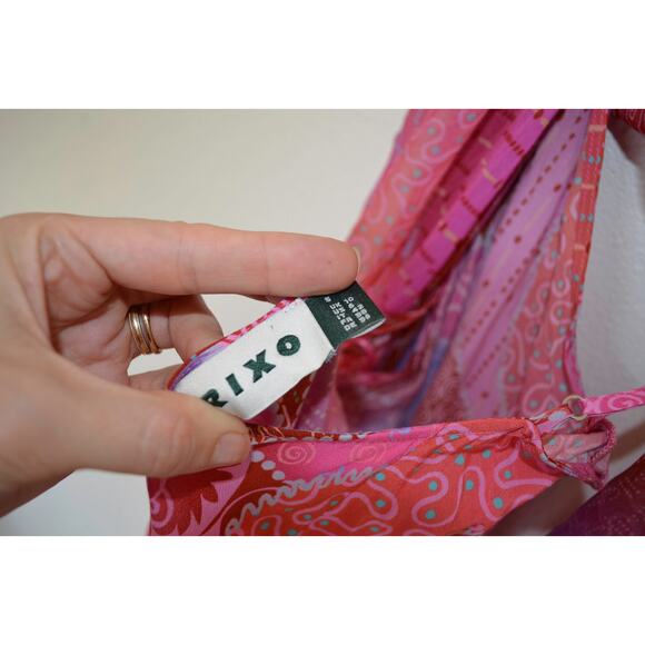 RIXO Hayley Scarf Dress Size Small - Picture 4 of 6